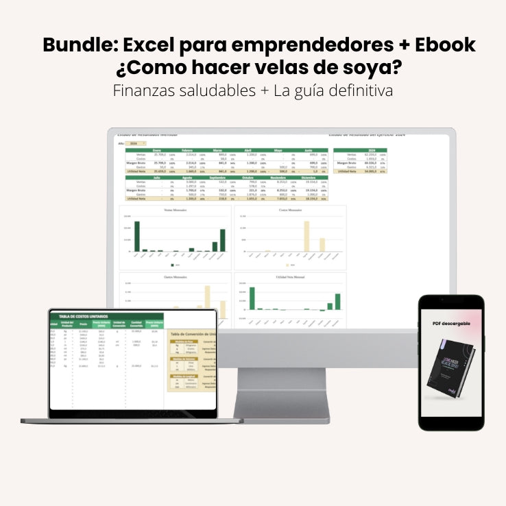 Bundle: Ebook Velas + Excel