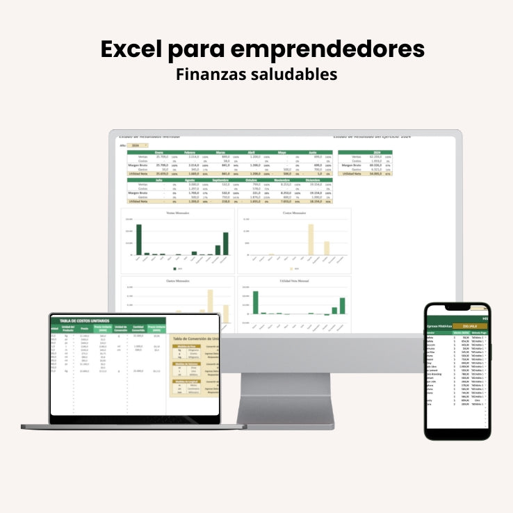 Excel: Finanzas saludables para emprendedores