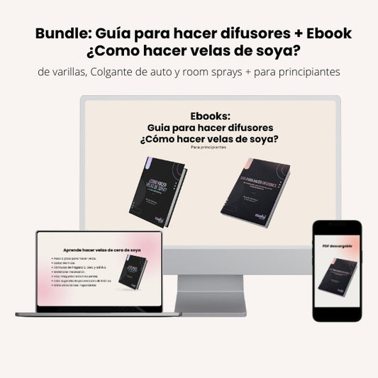 Bundle: Ebook velas + Ebook difusores