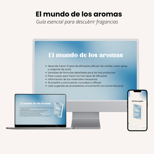 El mundo de los aromas -  Guía esencial para descubrir fragancias